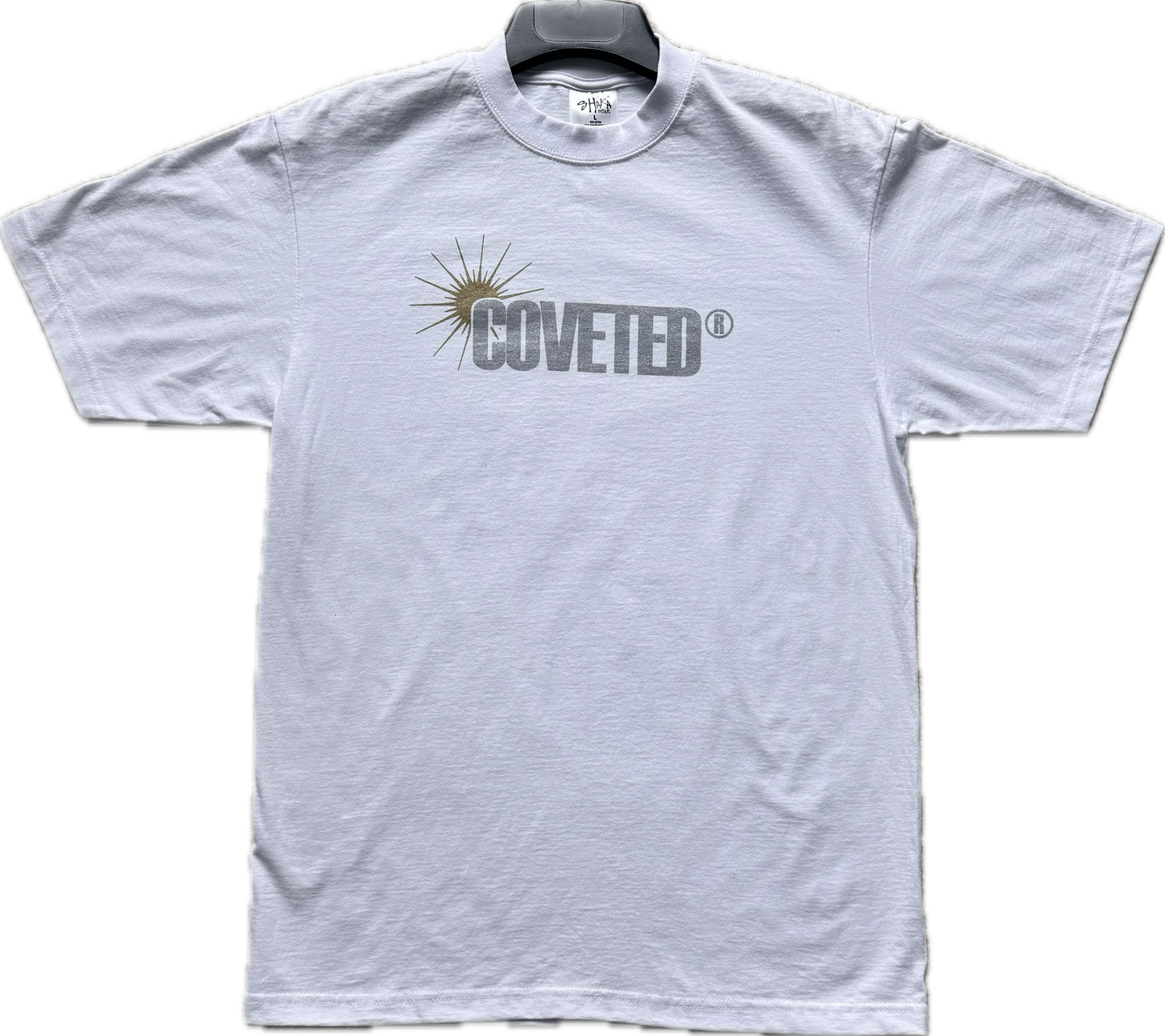 Metallic Sun - White Basic Heavy Weight Tee