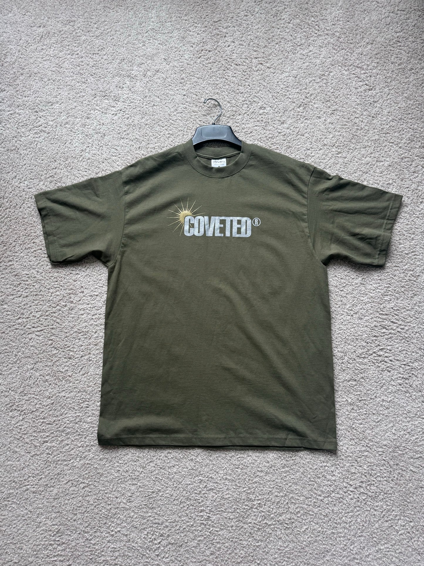 Metallic Sun - Green - Basic Heavy Weight Tee